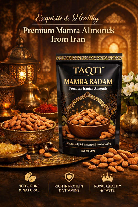TAQTI™ Mamra Badam (AA+ Size) – Premium Grade Almonds | 100% Natural & Unprocessed